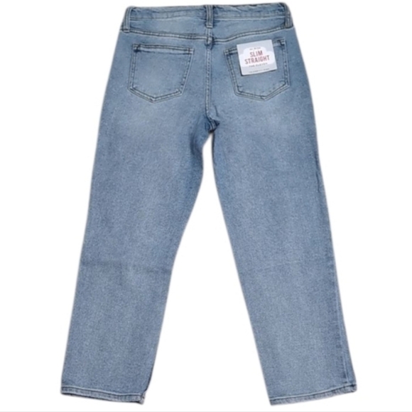 Celebrity Pink Distressed Straight Leg Jeans - Light Blue Size 7/28 - Picture 8 of 13